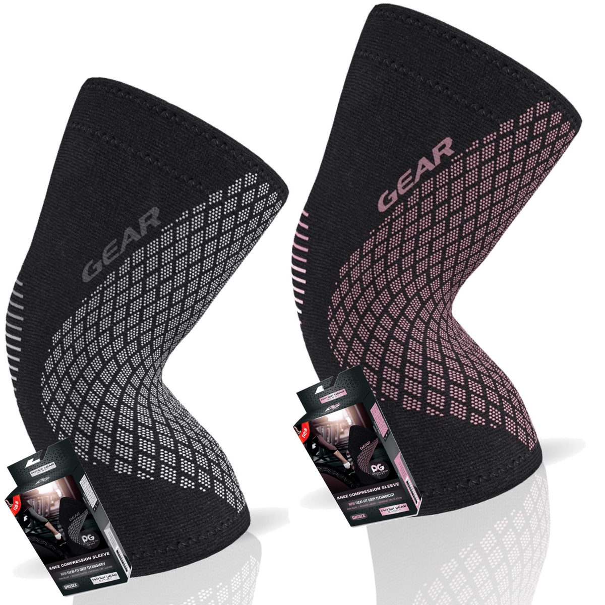 KNEE COMPRESSION SLEEVES – Physix Gear Sport