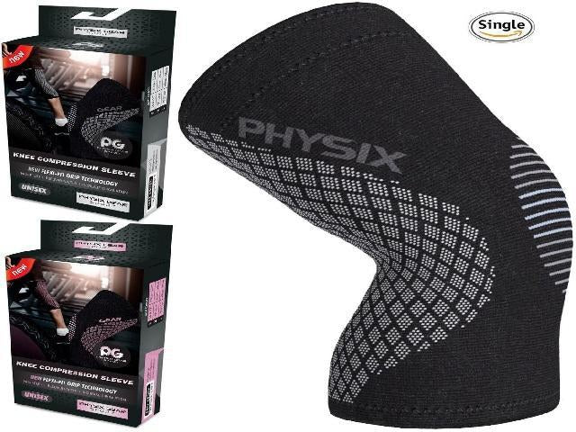 Provide complete support to your knees with the compression sleeves-Physix Gear Sport