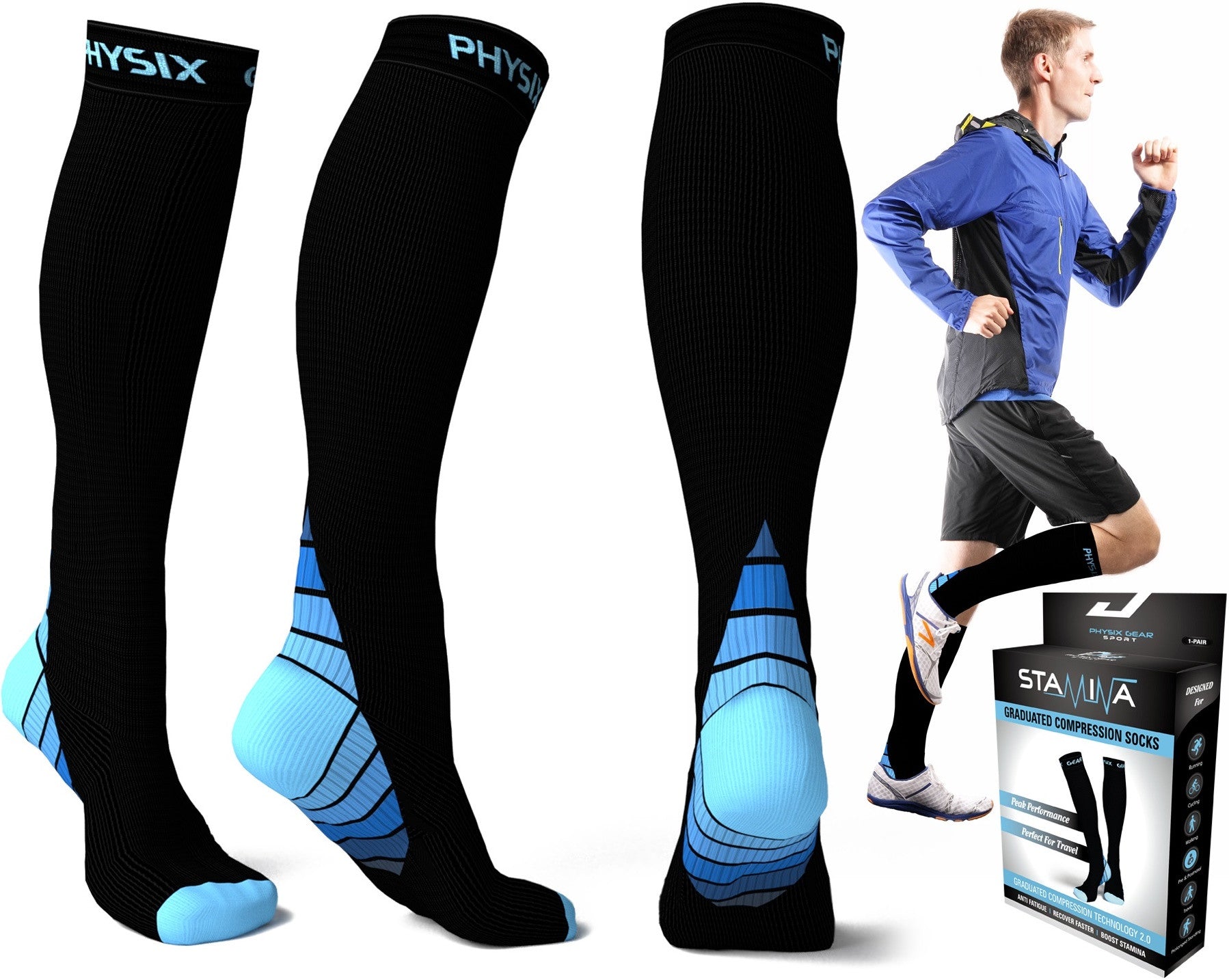 Physix Gear Sport Compression Socks