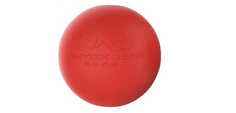 Massage Balls - Relaxation and Recovery Tools for Targeted Muscle Relief - Red Lacrosse Balls (1  Pack) Color -  Size