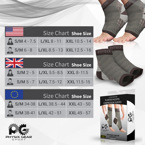 Plantar Fasciitis Socks - Supportive and Comfortable Footwear for Pain Relief - BLACK (1 PAIR) Color - L/XL Size