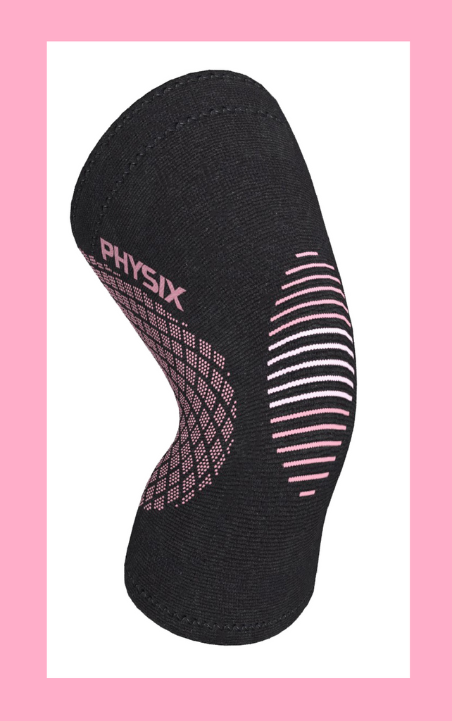 Knee Sleeves - Supportive Compression Gear for Enhanced Stability and Comfort - BLACK / PINK Color - XXL Size