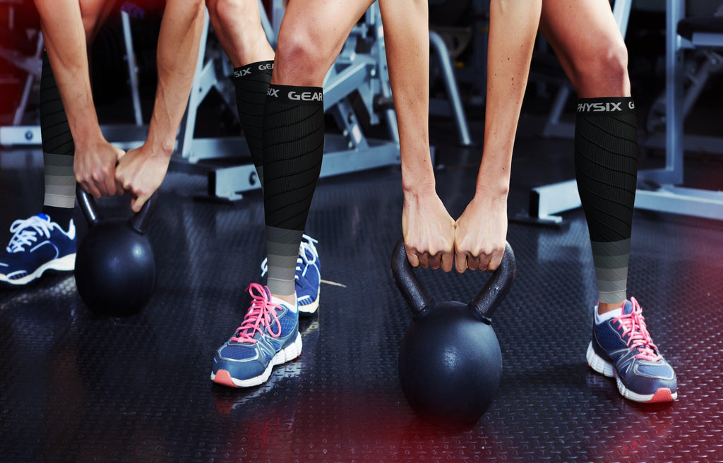 HOTBEST Calf Compression Sleeves Leg Compression Sock for Men & Women, Best  Calf Compression Socks for Sports Running, Shin Splint, Varicose Vein & Calf  Pain Relief 