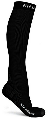Compression Socks - Stylish and Supportive Legwear for Enhanced Comfort - Black Color - 2XL Size