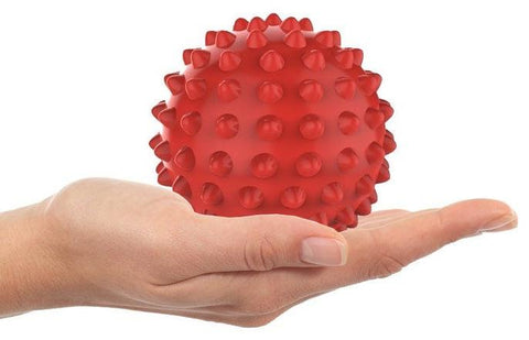 Massage Balls - Relaxation and Recovery Tools for Targeted Muscle Relief - Red Spiky Ball (1  Pack) Color -  Size
