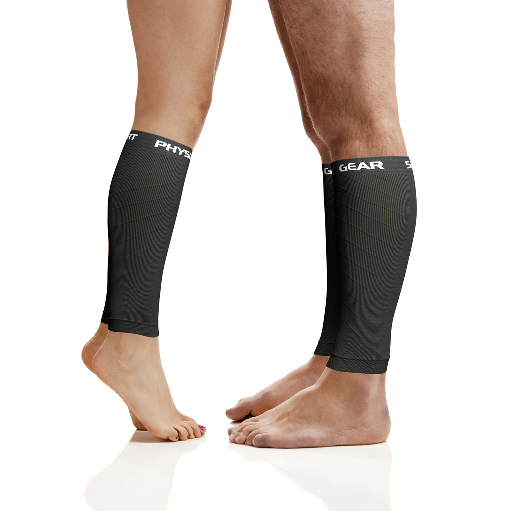 NonZero Gravity Titanium Therapy Running and Pain Relief Calf Compression  Sleeves (X-Large) 