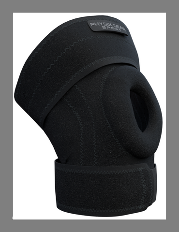 Knee Brace - Supportive Orthopedic Solution for Joint Stability and Comfort - BLACK / GREY Color - XL Size